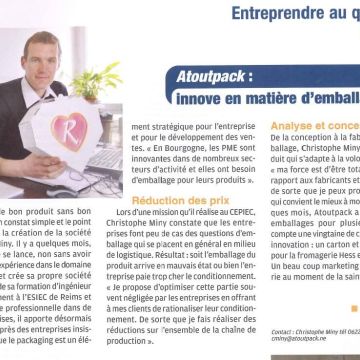 Revue de Presse : les innovations AtoutPack Ingénierie